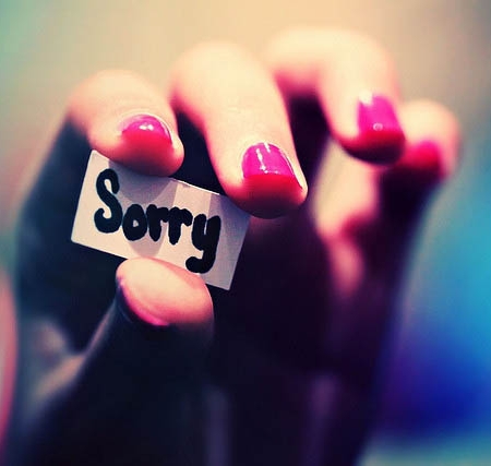 Μη δέχεσαι την ύπουλη συγγνώμη