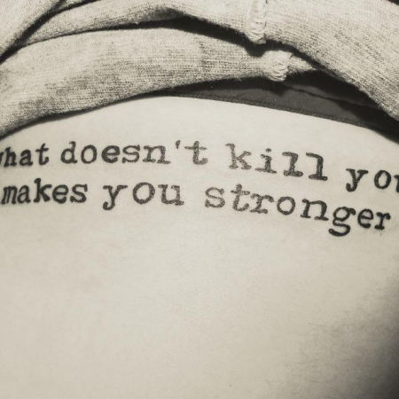 Ό,τι δε σε σκοτώνει δε σε κάνει πιο δυνατό