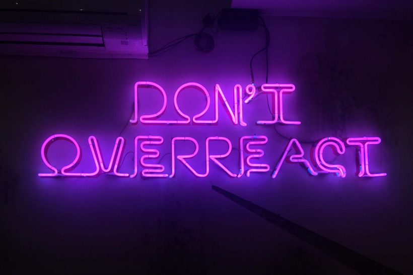 overreact