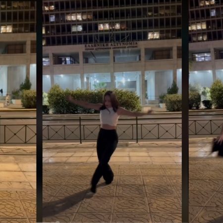Χόρεψε ζεϊμπέκικο έξω από τη ΓΑΔΑ κι έγινε viral