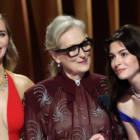 Streep, Hathaway & Blunt έκαναν reunion κι ήταν πολύ καλό