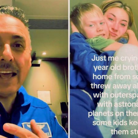 Αστροναύτης παρηγορεί αγόρι που πέταξε τις διαστημικές του μπλούζες γιατί τον κορόιδευαν