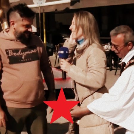 Έβαλαν έναν φaλλό στη μέση της ρεπόρτερ της ΕΡΤ κι αυτό ήταν λιγάκι άβολο