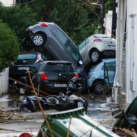 Ρόδος: Εικόνες και βίντεο της καταστροφής μετά την κακοκαιρία Bora - 80 επιχειρήσεις απεγκλωβισμού