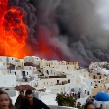 Το fαke video που κυκλοφορεί για τη Σαντορίνη είναι φρέσκο βούτυρο σε αχνιστό ψωμάκι