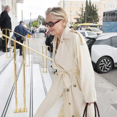 Η Σάρον Στόουν ήρθε στην Ελλάδα κι όλα τα κεφάλια γύρισαν να την κοιτάξουν