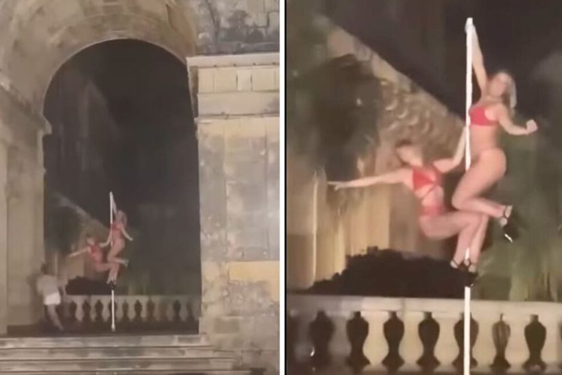 Στήθηκε ένα μικρό και ταπεινό pole dancing σόου στα Ανάκτορα της Κέρκυρας