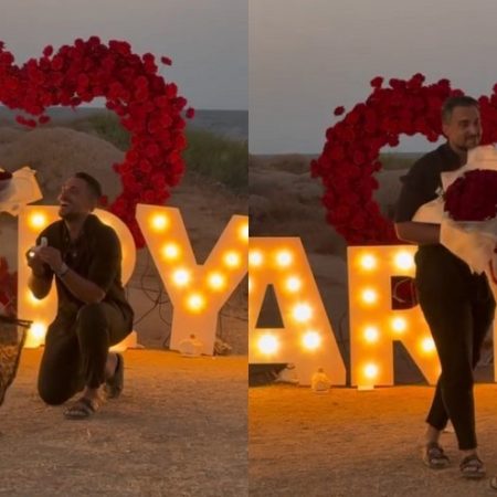 Ο Σάκης Κατσούλης έκανε ρομαντική πρόταση γάμου στη Μαριαλένα Ρουμελιώτη