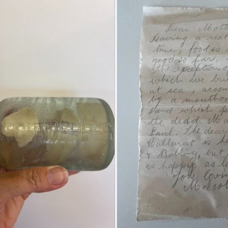 Άθικτα γράμματα Αυστραλών στρατιωτών βρέθηκαν σε μπουκάλι μετά από 100 χρόνια