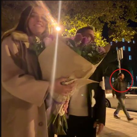 Ζευγάρι το ζούσε ρομαντικά σε δρόμο της Βαρκελώνης κι απλά πέτυχε τον Μέσι!