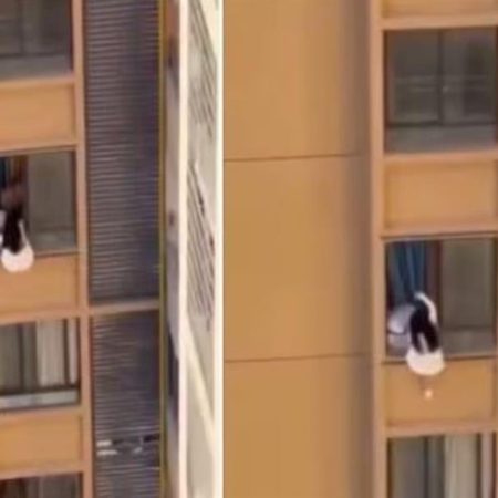 Γυναίκα κρεμάστηκε από το μπαλκόνι του εραστή της για να μην τη βρει η σύζυγός του!