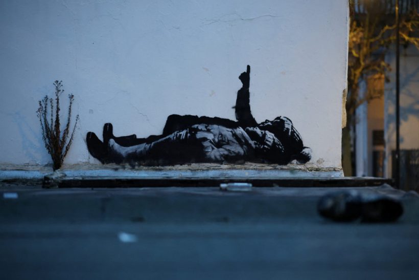O Banksy με το γνωστό του μυστήριο επιβεβαιώνει δύο νέα έργα στο Λονδίνο
