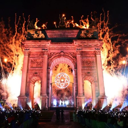 H έναρξη των Χειμερινών Ολυμπιακών Αγώνων φέτος είχε μια εντυπωσιακή διαφορά