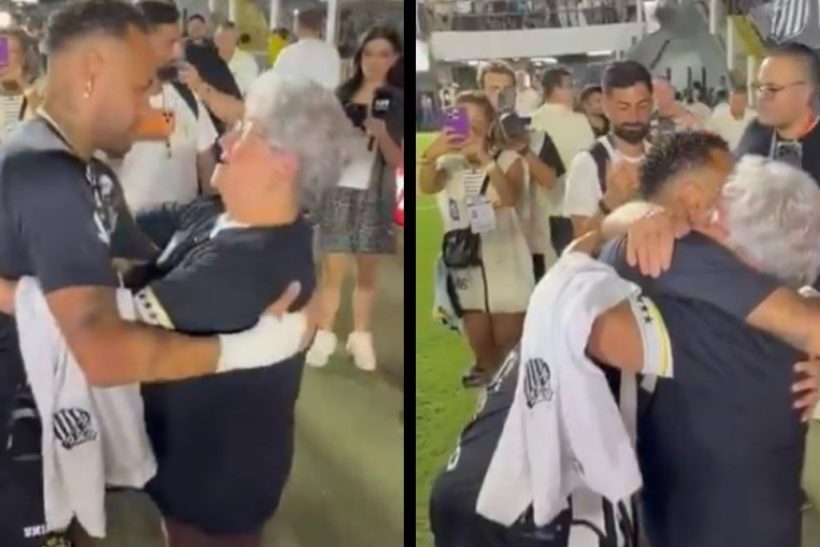 Ο Νεϊμάρ συνάντησε γλυκούλα γιαγιά που ήθελε να τον δει «για να φύγει ήσυχη»