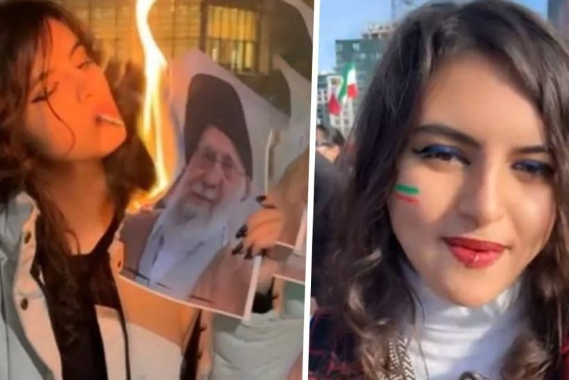 Η Ιρανή που άναψε τσιγaρο με τη φωτογραφία του Χαμενεΐ: Θα χορέψω πάνω στον τaφο σου