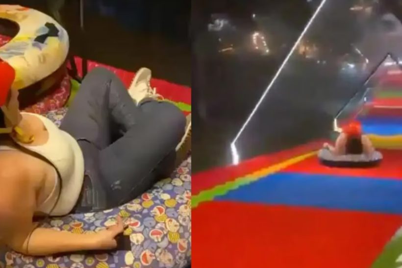 Οι τελευταίες στιγμές 28χρονης πριν πέσει στο κενό από τσουλήθρα