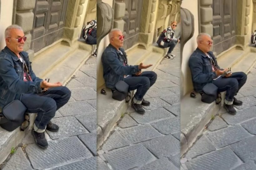 Ο Ρόκκος έκανε τον ζητιάνο στους δρόμους της Ιταλίας στο άβολο αστείο της ημέρας