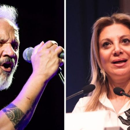 Χρήστος Θηβαίος Vs Μαρία Καρυστιανού: Πώς μια συναυλία στη Λάρισα γέννησε ένα νέο μπιφ