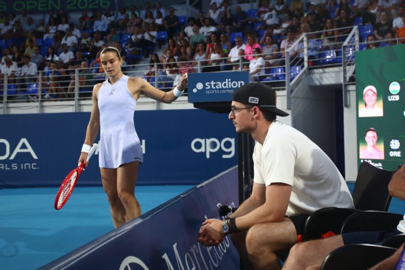 Σάκκαρη αγαπάει Μητσοτάκη στον τελικό Athens Open και κλέβει την παράσταση