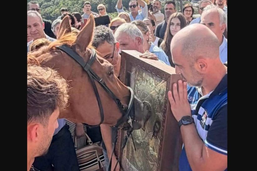 Πόσο πολύ έχουμε ανάγκη να πιστέψουμε ότι 2 άλογα «προσκύνησαν» την εικόνα της Παναγίας;
