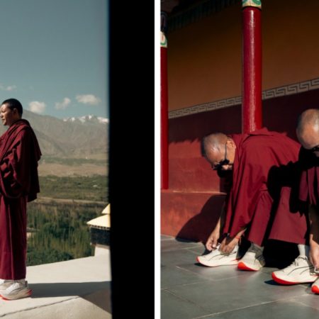 Η PUMA India έντυσε βουδιστές μοναχούς με αθλητικά για να αποδείξει ότι το τρέξιμο είναι διαλογισμός