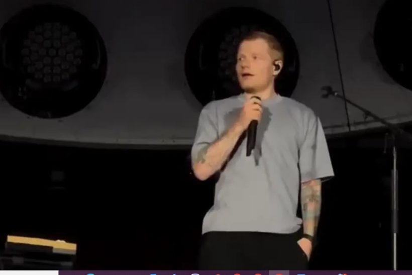 Ed Sheeran: Κάπως άβολα ζήτησε 