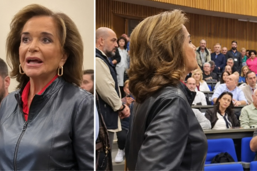 «Κλείστο το στόμα σου, πουλάκι μου, κλείστο» λέει η Μπακογιάννη σε πολίτη που τόλμησε να τη διακόψει
